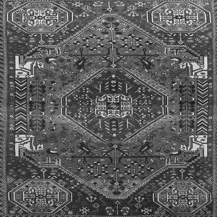 Serging Thickness of Persian Gray Traditional Rug, tr880gry