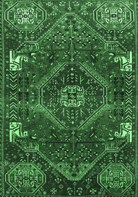 Persian Emerald Green Traditional Rug, tr880emgrn