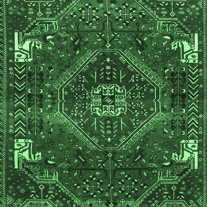 Persian Emerald Green Traditional Rug, tr880emgrn