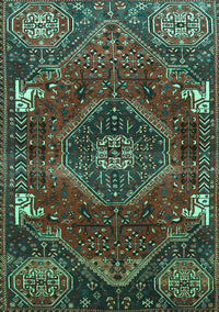 Persian Turquoise Traditional Rug, tr880turq