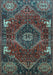 Persian Light Blue Traditional Rug, tr880lblu