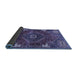 Sideview of Persian Blue Traditional Rug, tr880blu