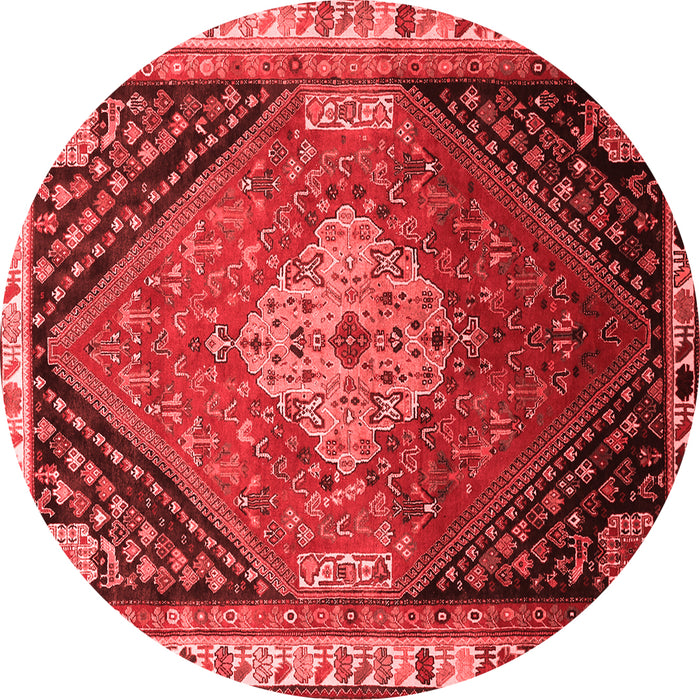 Machine Washable Persian Red Traditional Rug, wshtr881red