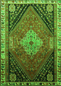 Persian Green Traditional Rug, tr881grn