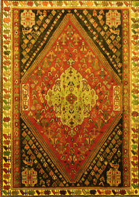 Persian Yellow Traditional Rug, tr881yw