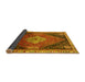 Sideview of Persian Yellow Traditional Rug, tr881yw