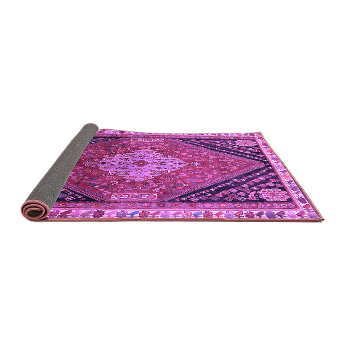 Sideview of Persian Purple Traditional Rug, tr881pur