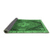 Sideview of Persian Emerald Green Traditional Rug, tr881emgrn