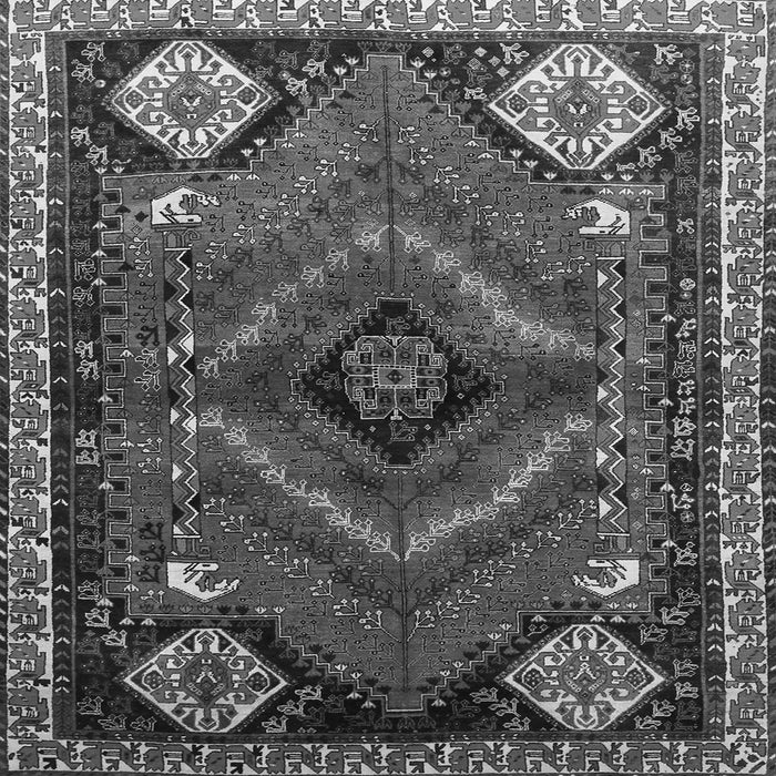 Serging Thickness of Persian Gray Traditional Rug, tr882gry