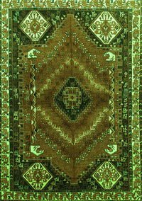 Persian Green Traditional Rug, tr882grn