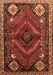 Persian Brown Traditional Rug, tr882brn
