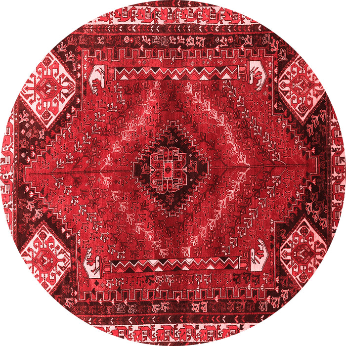 Machine Washable Persian Red Traditional Rug, wshtr882red