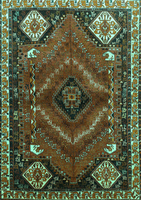 Persian Turquoise Traditional Rug, tr882turq