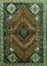 Persian Turquoise Traditional Rug, tr882turq