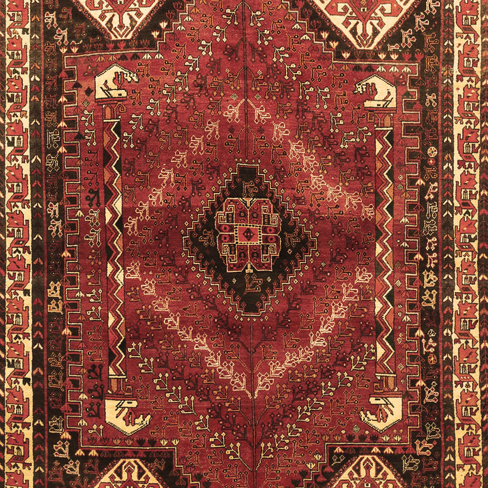 Machine Washable Persian Brown Traditional Rug, wshtr882brn