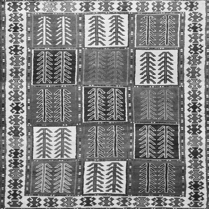 Serging Thickness of Persian Gray Traditional Rug, tr883gry