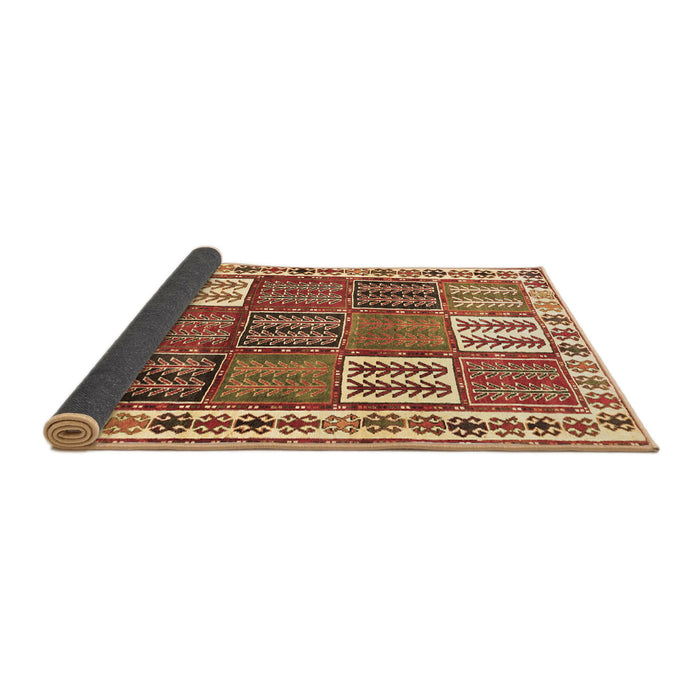 Sideview of Persian Brown Traditional Rug, tr883brn