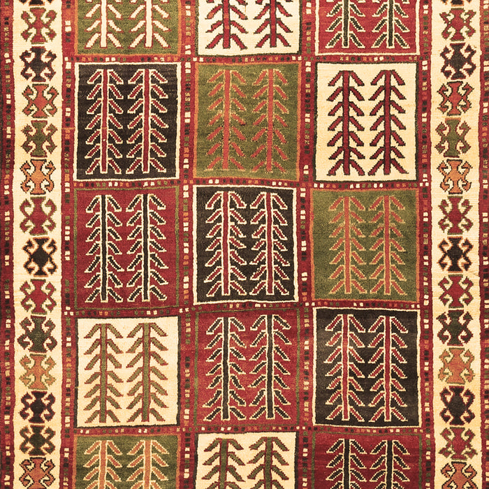 Machine Washable Persian Brown Traditional Rug, wshtr883brn