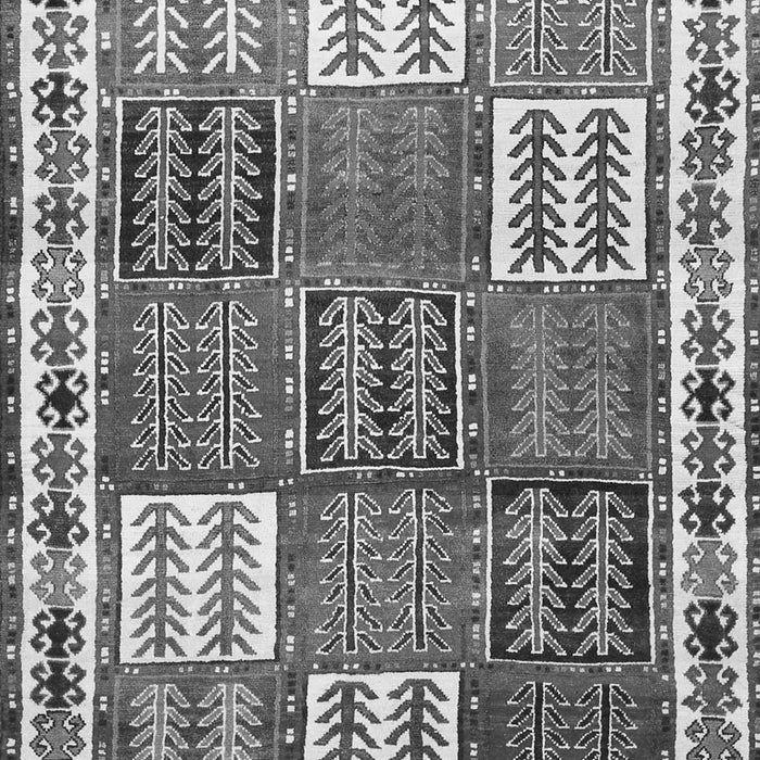 Serging Thickness of Machine Washable Persian Gray Traditional Rug, wshtr883gry