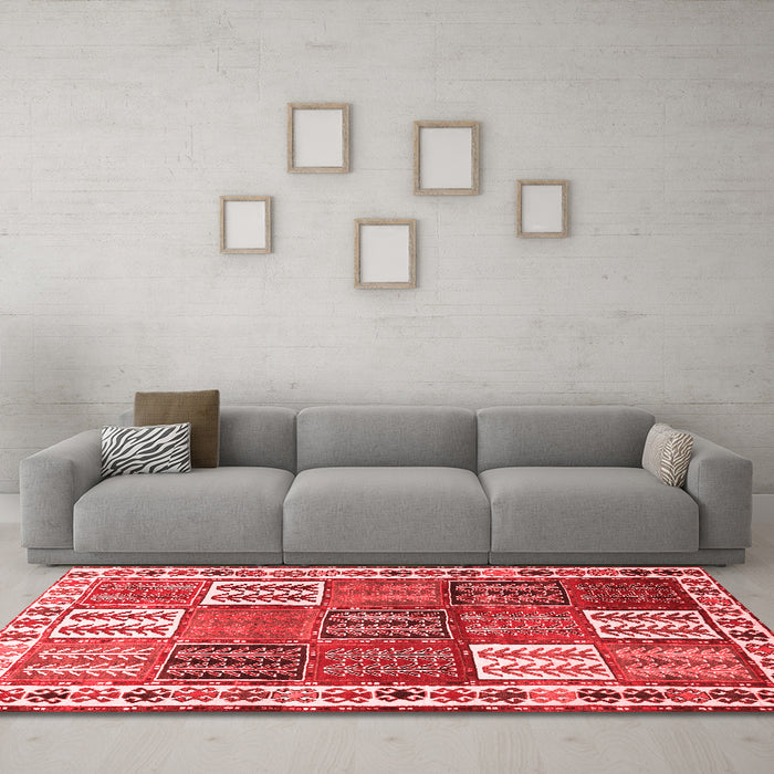 Traditional Red Washable Rugs