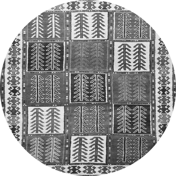 Square Persian Gray Traditional Rug, tr883gry