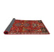 Sideview of Traditional Red Persian Rug, tr884