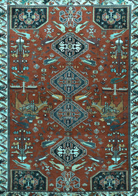 Persian Light Blue Traditional Rug, tr884lblu