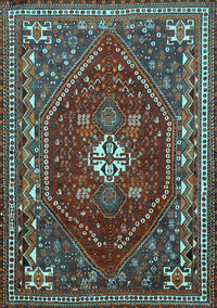 Persian Light Blue Traditional Rug, tr886lblu