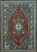 Persian Light Blue Traditional Rug, tr886lblu