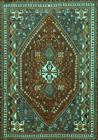 Persian Turquoise Traditional Rug, tr886turq