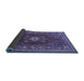 Sideview of Persian Blue Traditional Rug, tr886blu