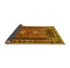 Sideview of Persian Yellow Traditional Rug, tr887yw