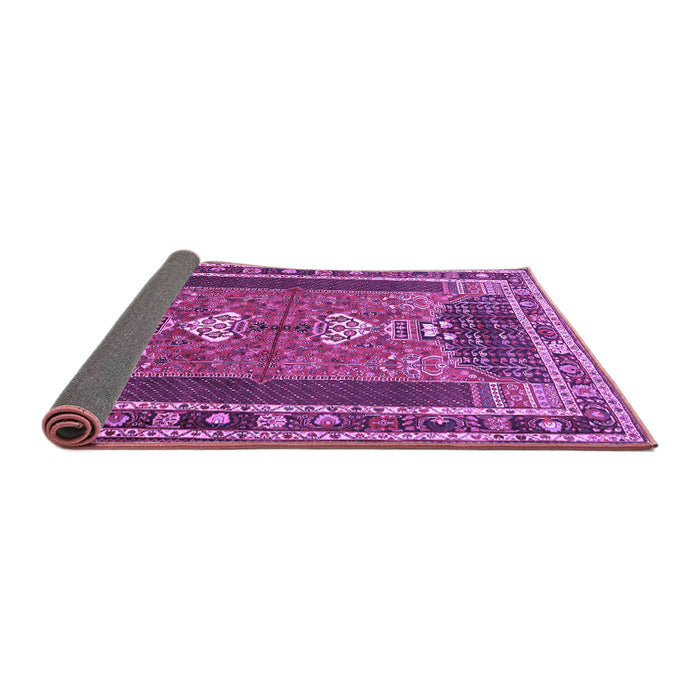 Sideview of Persian Purple Traditional Rug, tr887pur