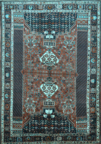 Persian Light Blue Traditional Rug, tr887lblu