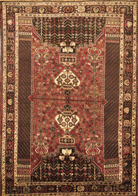 Persian Brown Traditional Rug, tr887brn