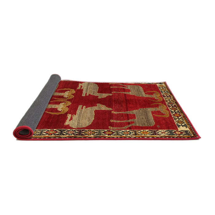 Sideview of Traditional Red Persian Rug, tr888