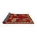 Sideview of Traditional Red Persian Rug, tr888