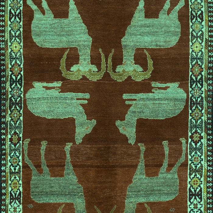 Persian Turquoise Traditional Rug, tr888turq