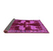 Sideview of Persian Purple Traditional Rug, tr888pur