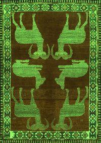 Persian Green Traditional Rug, tr888grn