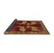 Sideview of Persian Brown Traditional Rug, tr888brn