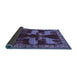 Sideview of Persian Blue Traditional Rug, tr888blu