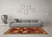 Machine Washable Persian Brown Traditional Rug in a Living Room,, wshtr888brn