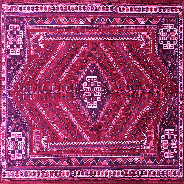 Square Persian Pink Traditional Rug, tr889pnk