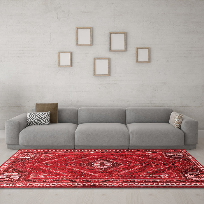 Traditional Red Washable Rugs