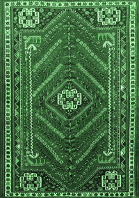 Persian Emerald Green Traditional Rug, tr889emgrn