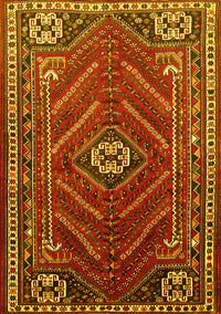 Persian Yellow Traditional Rug, tr889yw