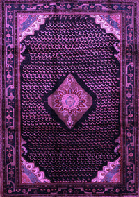 Medallion Purple Traditional Rug, tr88pur