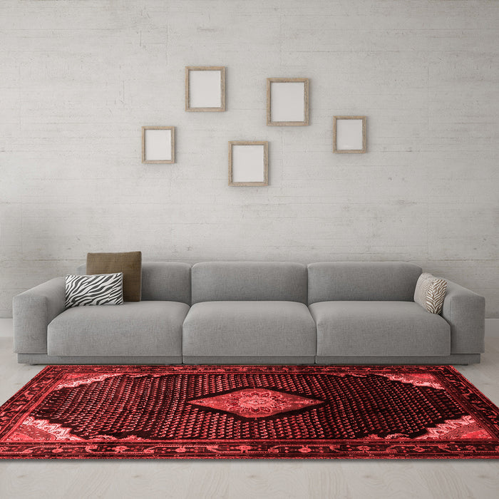 Traditional Red Washable Rugs