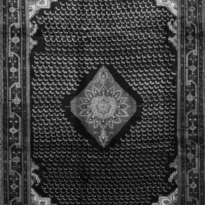 Medallion Gray Traditional Rug, tr88gry